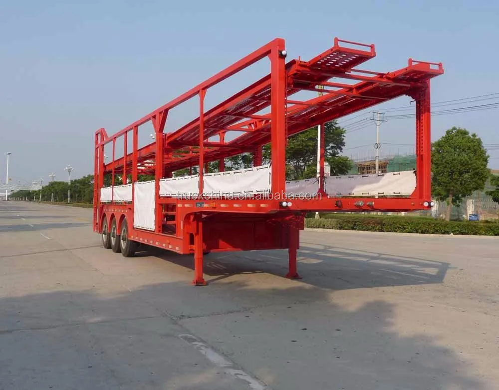 3 Axles Car Carrier Trailer Car Transport Semi Trailer Car Carrying