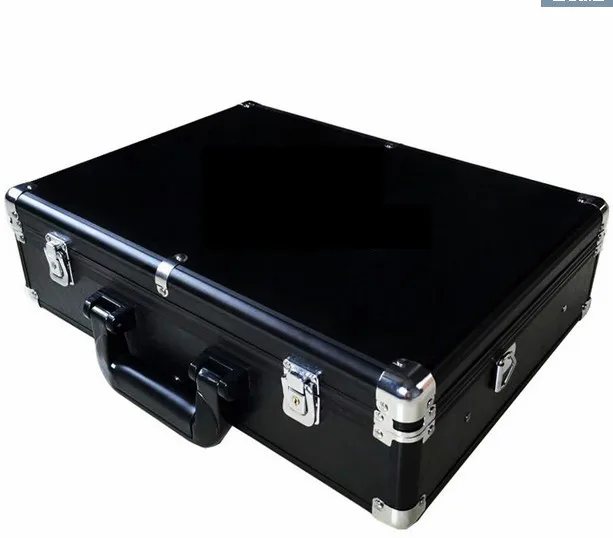 Professional Black Pu Leather Aluminum Tool Briefcase Buy Aluminum