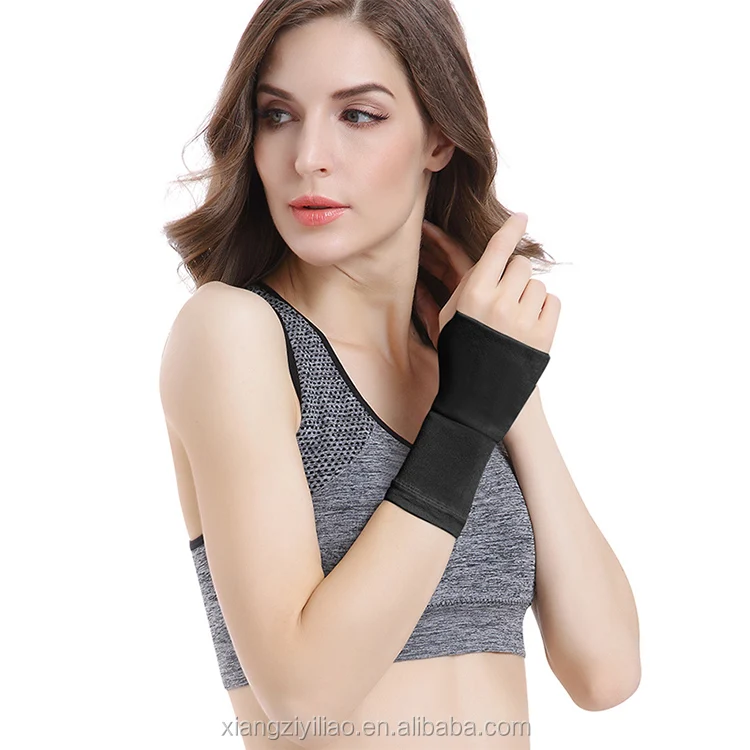 Wrist Support Medium Compression Sleeve With Thumb Palm Carpal Tunnel