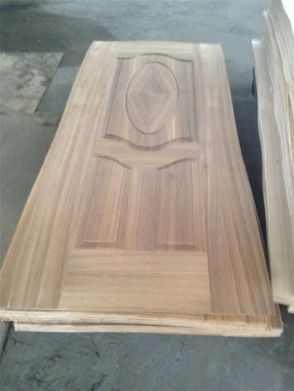 3mm 4mm 2.7mm HDF Melamine Door Skin teak wood veneer door skin