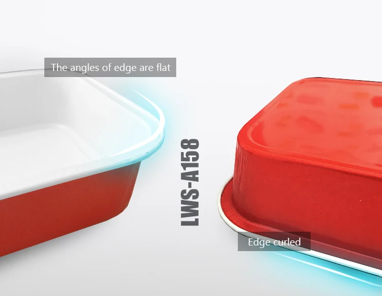 Airline Aluminum Foil Food Container Airline Catering Trays With Lids