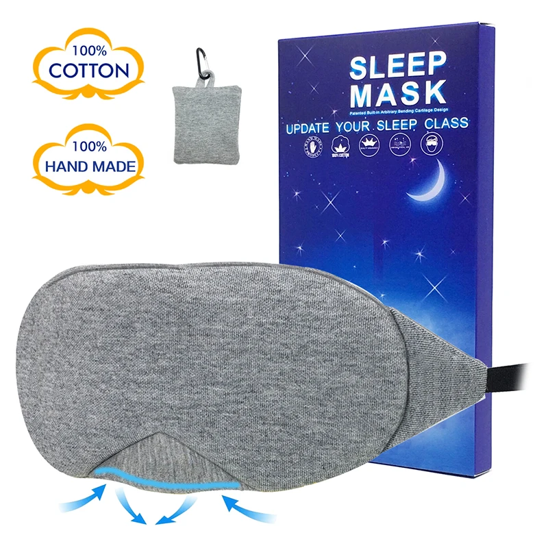 2019customized 3d Eye Mask With Breathable Memory Foam,Antislip Back