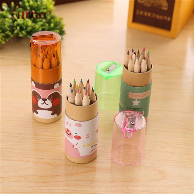 Korean School Supplies Stationery Cheap Personalized Custom Logo Ecofriendly Cute Wooden Hb 3.5