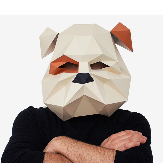 狗面具手工制作图片