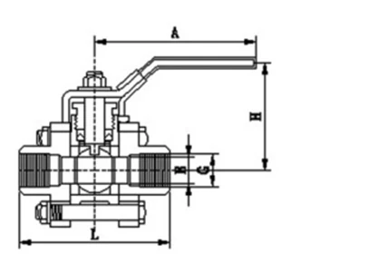 new designed spare parts ball valve
