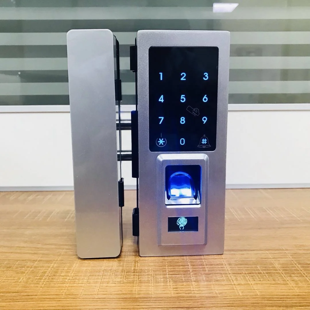 Beautiful Fingerprint Digital Frameless Glass Door Lock Buy