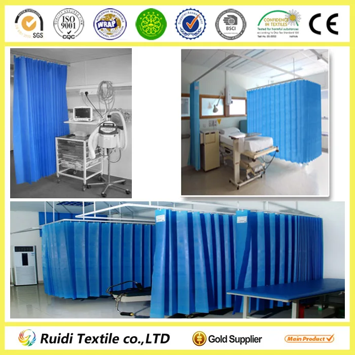 Anti Bacteria Fire Proof Medical Hospital Curtain,Disposable Cubicle