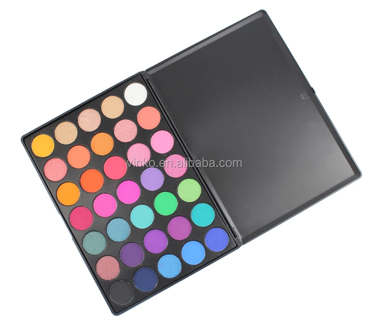 High Pigment Private Label Cosmetics Shimmer Matte 35 Color Eyeshadow Palette