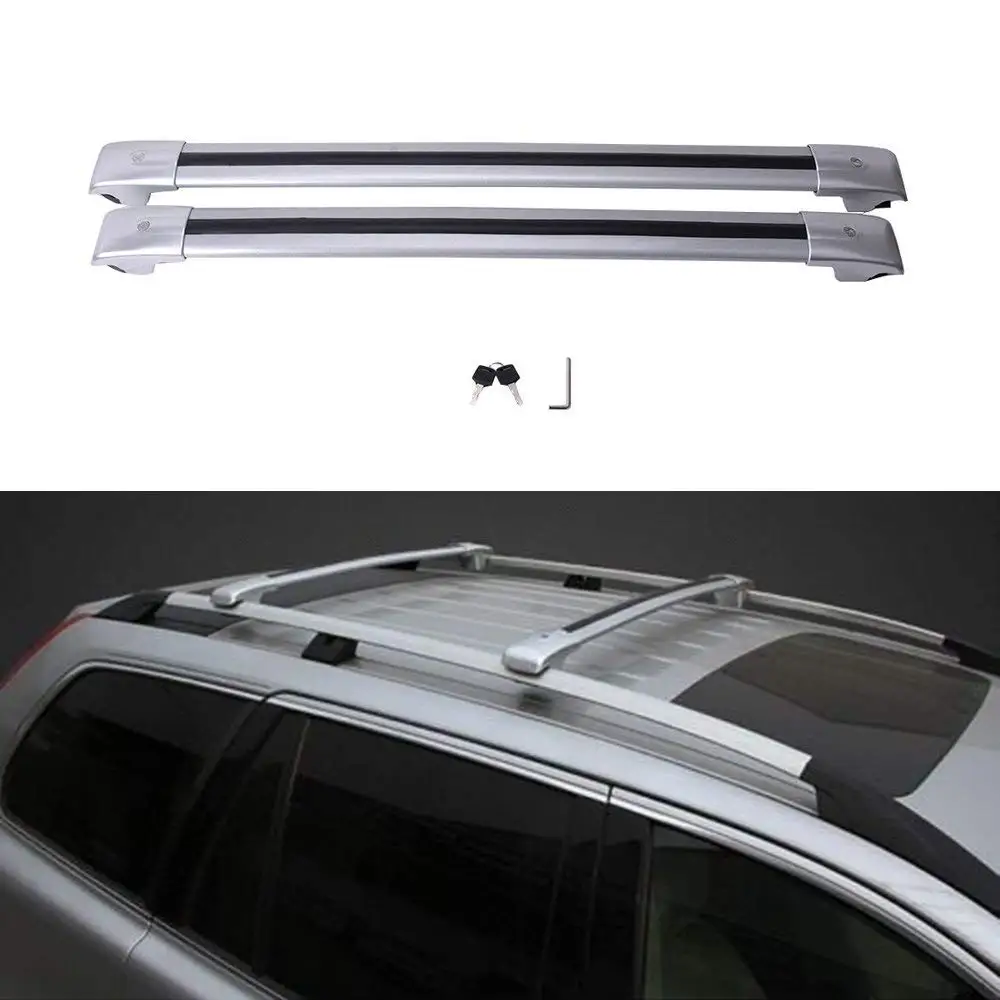 For Volvo XC60 2013-2017 Car Top Roof Rail Rack Cross Bars Cargo Bike Carrier US