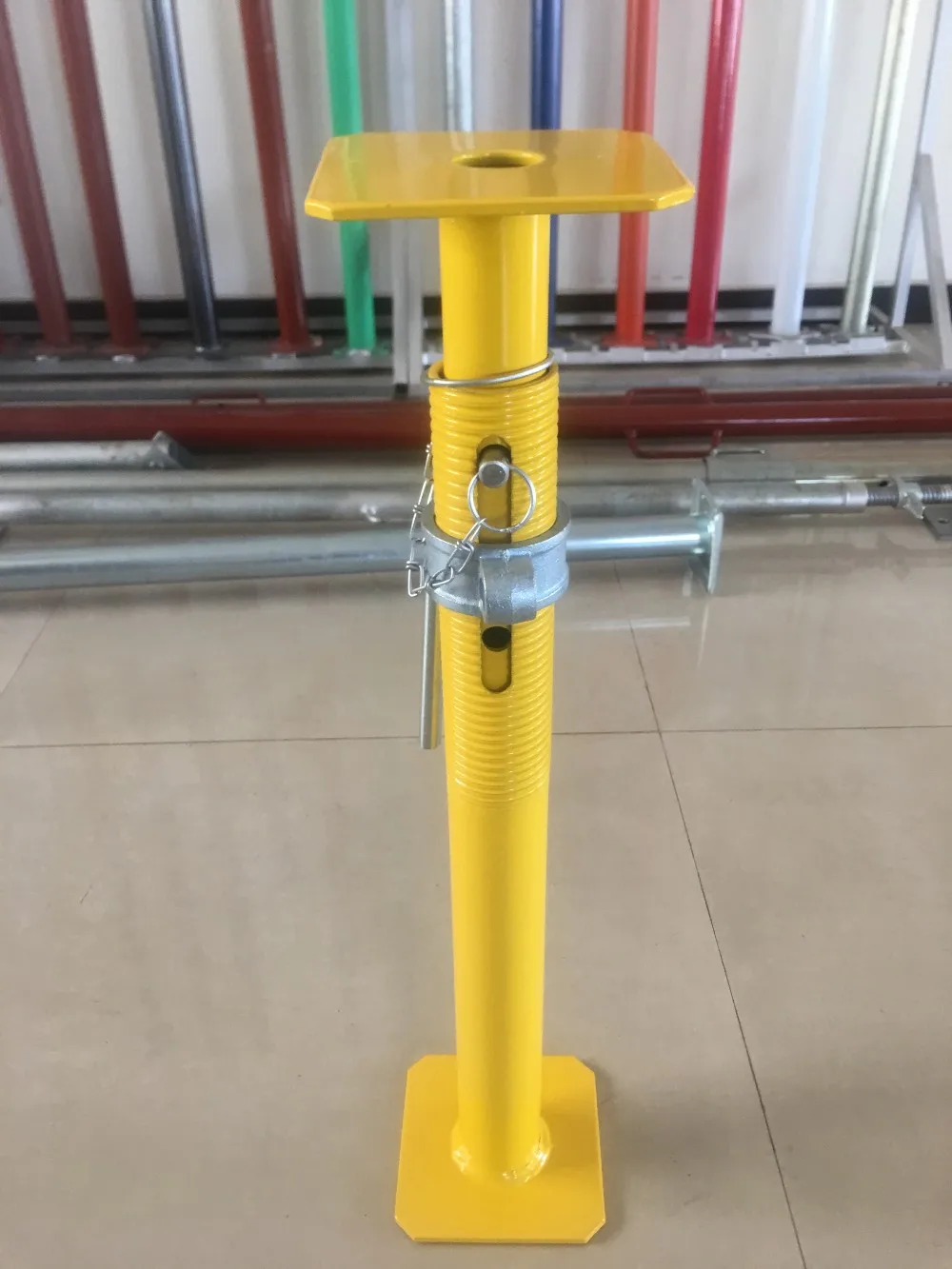 q235 用于施工的二手伸缩脚手架支撑支柱/acrow prop/jack