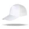 Promotion Unisex Plain Fitted Curved Visor Baseball Cap Hat Solid Blank Color Caps Hats White Plain Baseball Cap