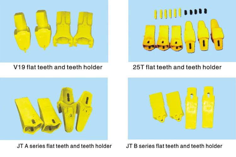 Double cut flat drilling bucket