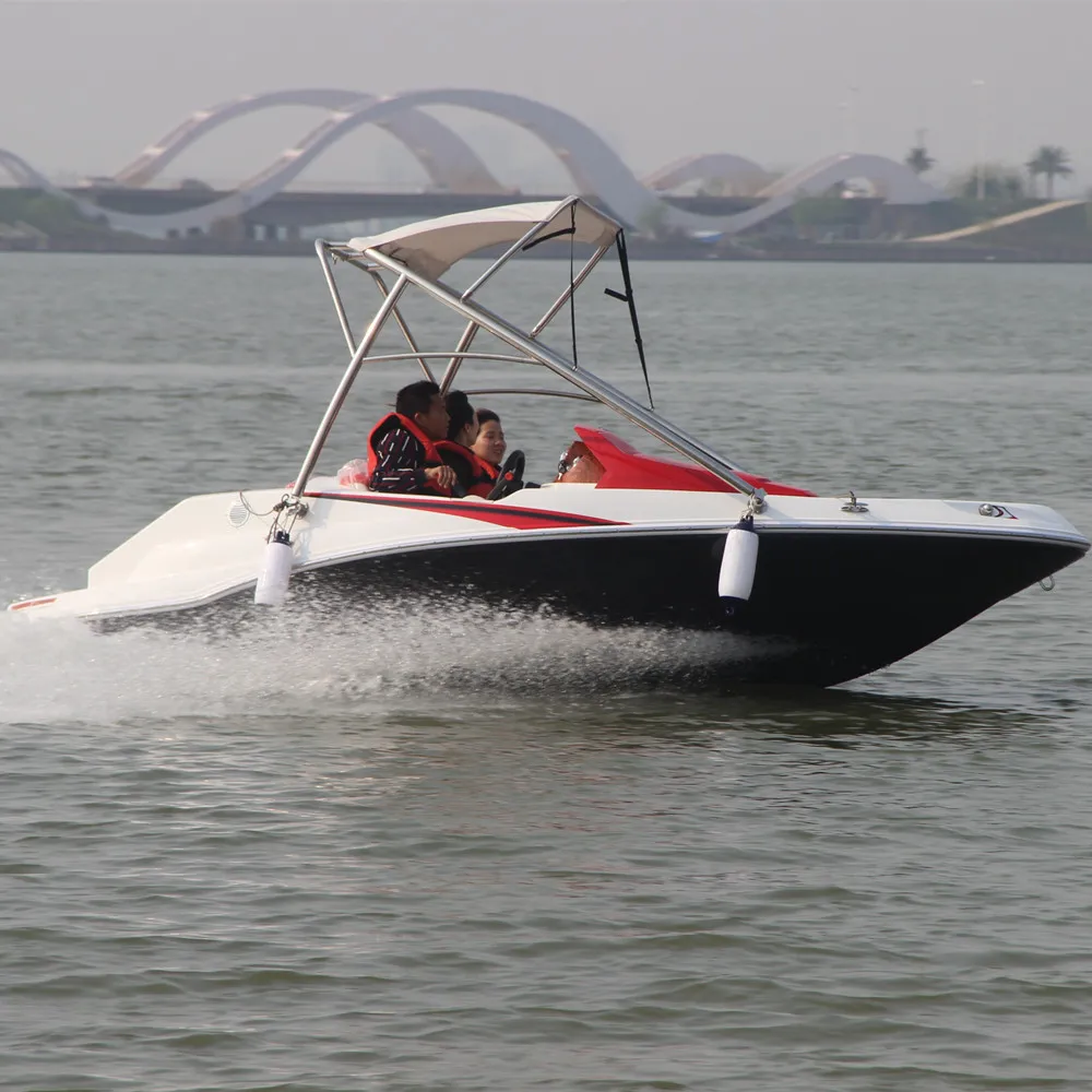 4.8m 15.7ft small jet boat fiberglass fishing speed boat for sale 