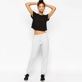 womens grey jogger sweatpants