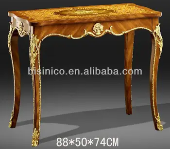 French Antique Style Luxury Marquetry Console Table View French Antique Style Luxury Marquetry Console Table