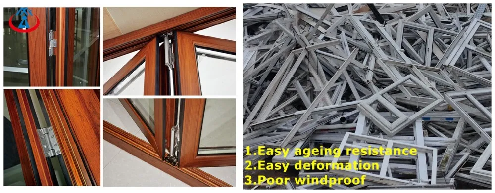 product-Zhongtai-Powder Coating Aluminum Tempered Glazed Exterior Foldable Door Glass Folding Doors--2