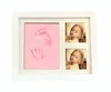 New born keepsake baby hand print and footprint frame kit