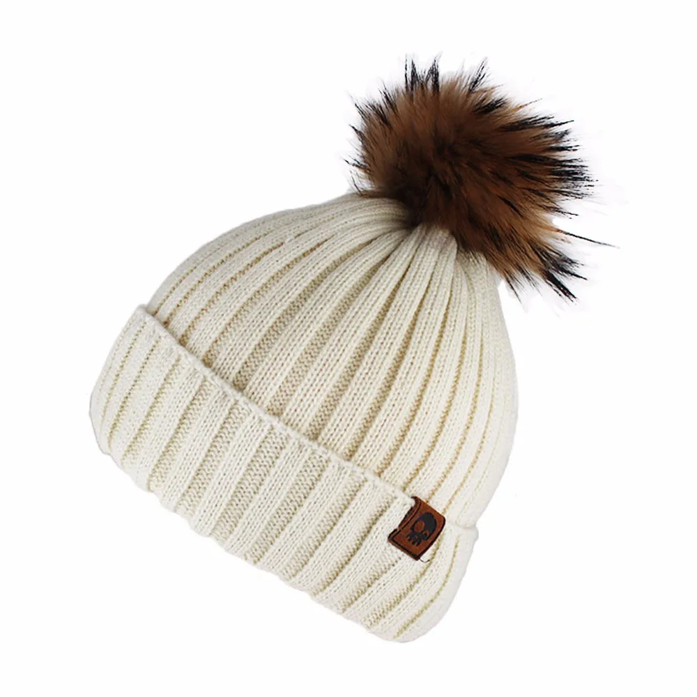pom pom winter hat children hat
