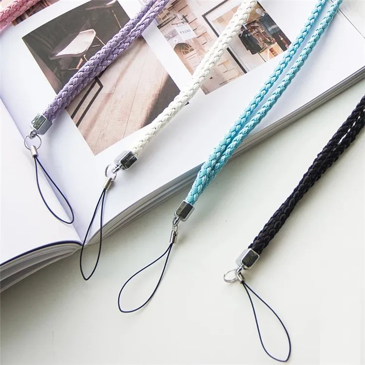 Handmade Cell Phone Weave Straps String For Iphone Case Keychain Pouch