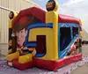 Toys story cartoon theme inflatable jumping bed/inflatable bouncer with slide,set trampolines slide for kids and adults