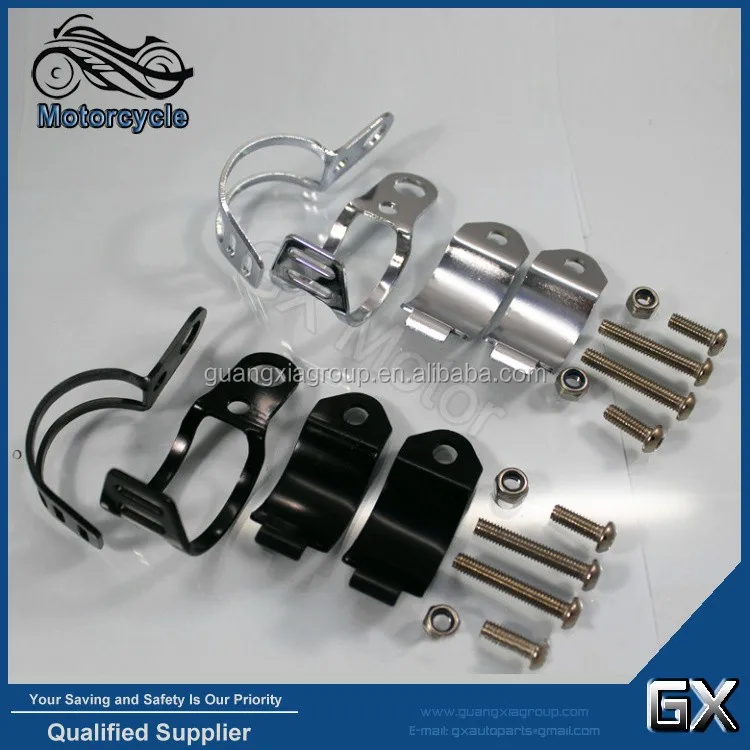 thumbnail interactive-video image 1 of 2x Motorcycle Mirror Turn Signal Mounting Bolts – Universal Adapter Hardware For Harley Custom 1 of 3