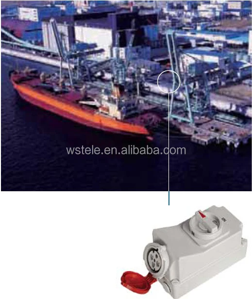 32A IP44 Промышленный разъем Разъем блокировки блокировки