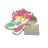 Commemorative Lion Theme Black Medals with Ribbon, Check Up Medals