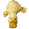 New Large Yellow Duck Pet Dog Chew Toy Custom Cute Stuffed Soft Plush Squeaky Dog Toy