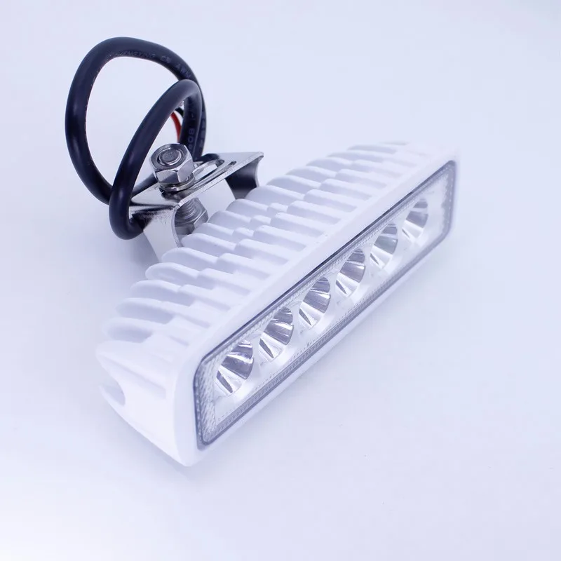 Dual Color LED Boat Light - IP67 Waterproof, 12-24V, Blue & White, 180° Adjustable (1 Pack)