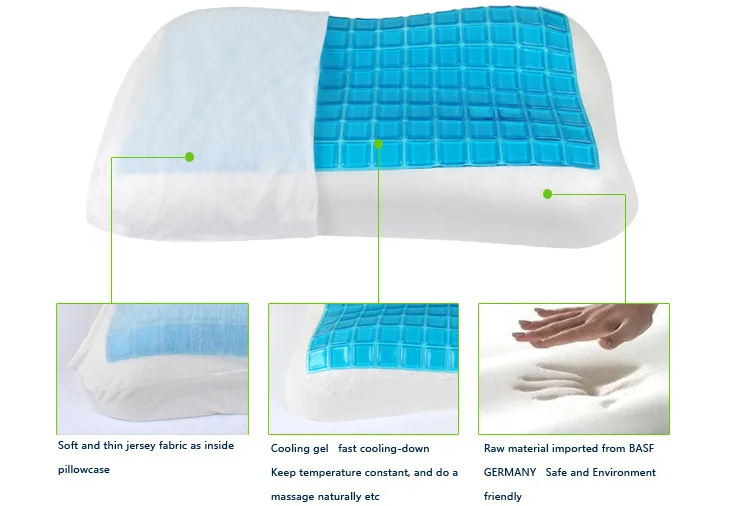 Memory Foam Gel Filled Pillows Buy Gel Filled Pillows,Gel Pillow