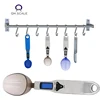 0.1g hanging wall mounted digital kitchen scale with measuring spoon 25ml scoop scale for food and medicine with tare function