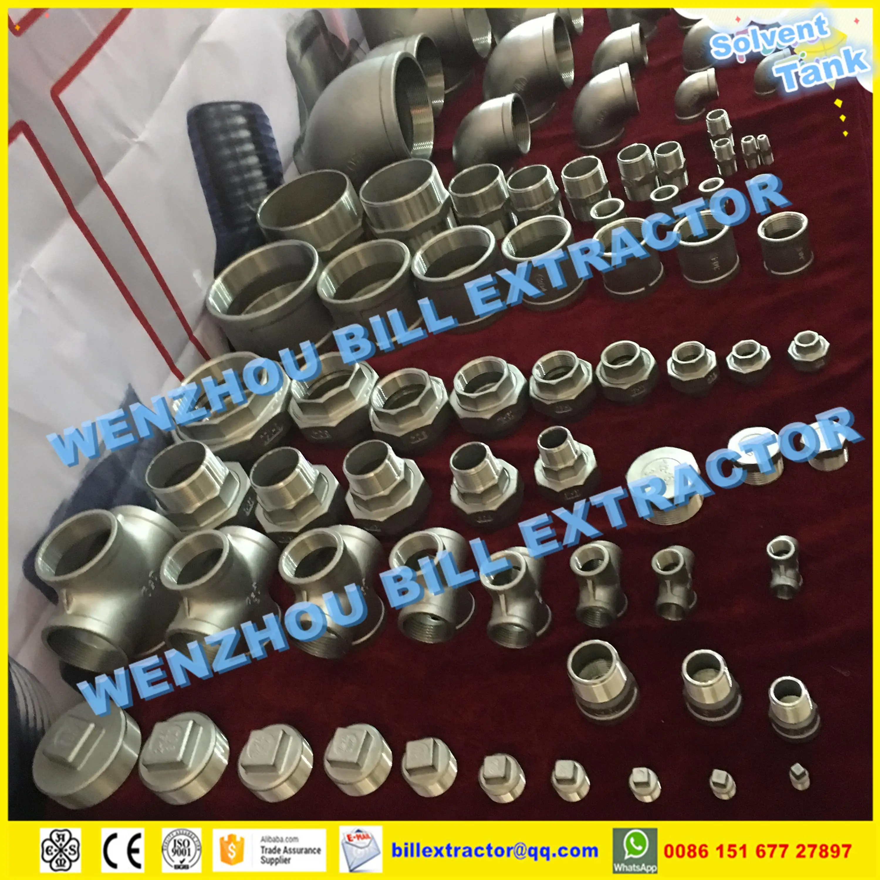 Stainless Steel Ss Ss Bsp Bspt Bspp Npt Threaded Full Coupling Of