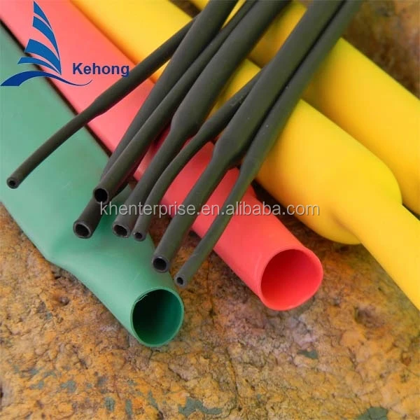 Aislamiento tipo y material PE thermofit adhesivo cable mangaManguitos de cable Identificación