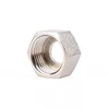 Shower hose fittings 1/2" brass nut with sandblasting and nickel plating