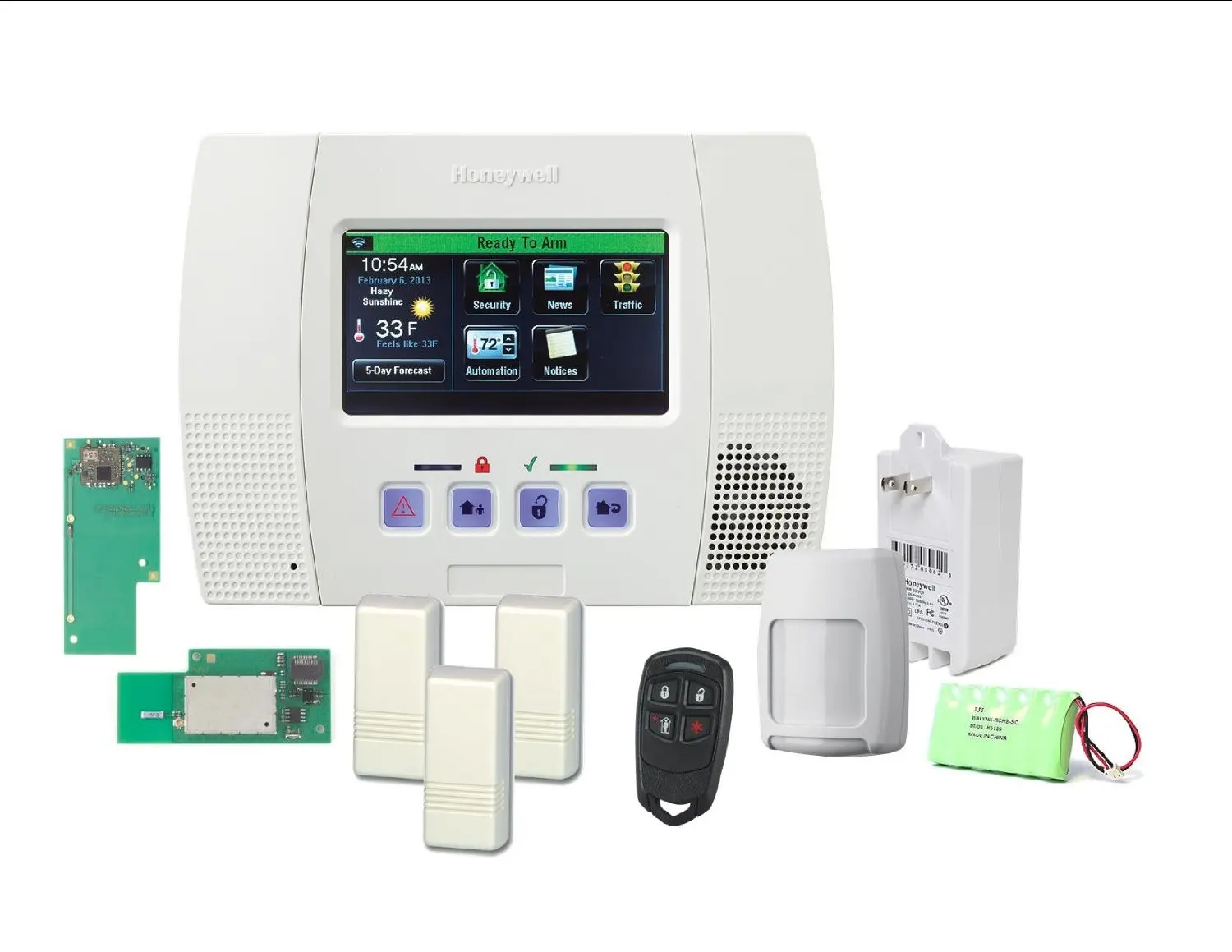 Get Quotations · Honeywell Lynx Touch 5100 Wireless Alarm Wifi Zwave Home Aut