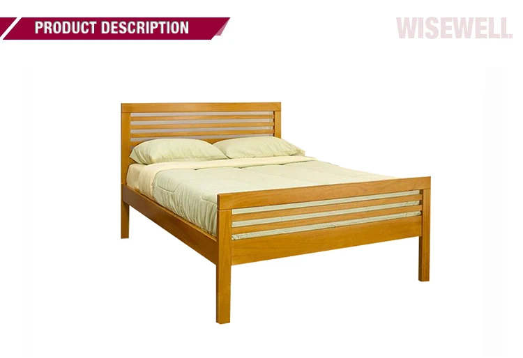 WJZ-B77 wholesale wood furniture frame latest double bed