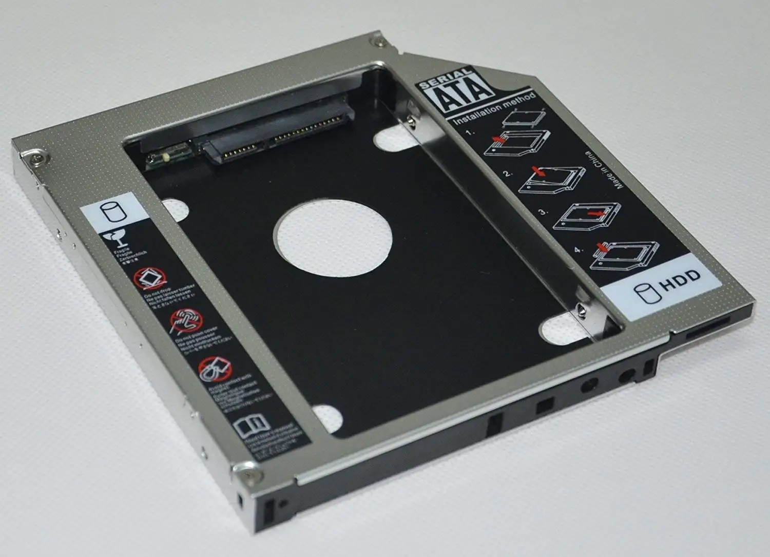 2nd Hard Drive HDD SSD Caddy Adapter for HP dv6 dv6-6151tx dv6-6153tx dv6-7104nr