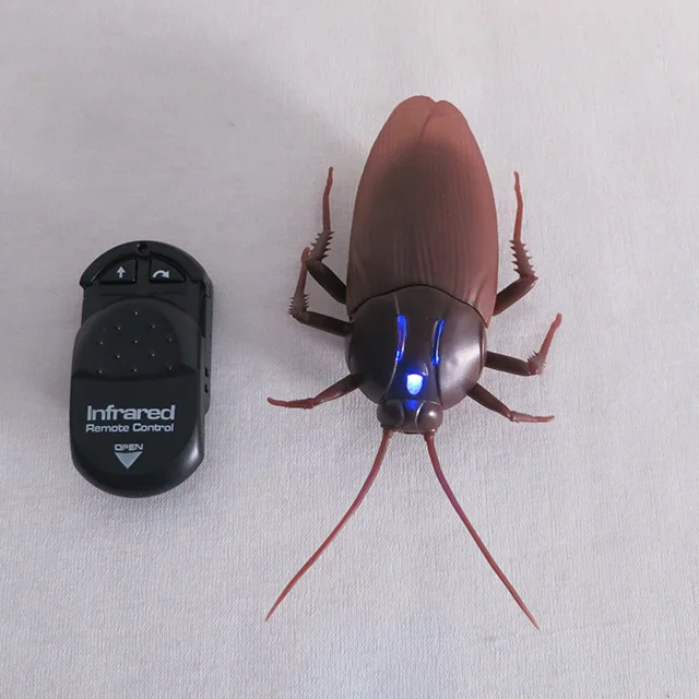 扩大两频道 rc 蟑螂中国恶作剧电动玩具