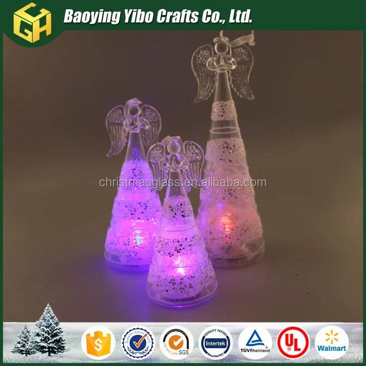Glas Angel Met Led-verlichting Kleur Veranderen Voor Woondecoratie ... Glas Angel Met Led-verlichting Kleur Veranderen Voor Woondecoratie ...