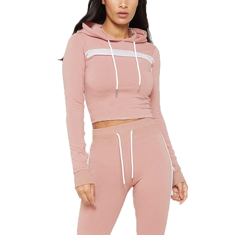 pink joggers set