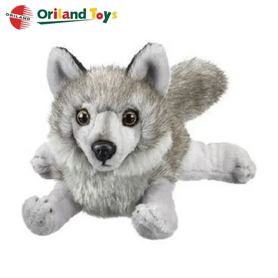 black wolf plush toy