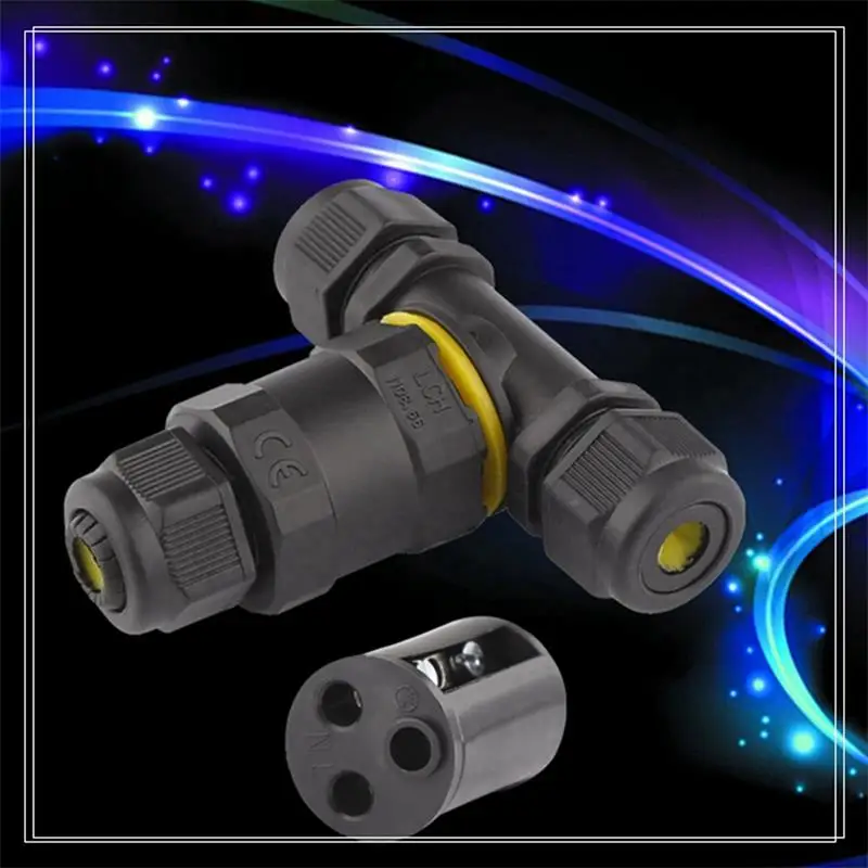 M20 Cable Gland Waterproof Cylinder Screw Ip68 Wire Connector 3 Pin