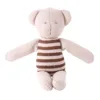 sunking new coming 100% cotton wool knitting bear baby gift and doll toy