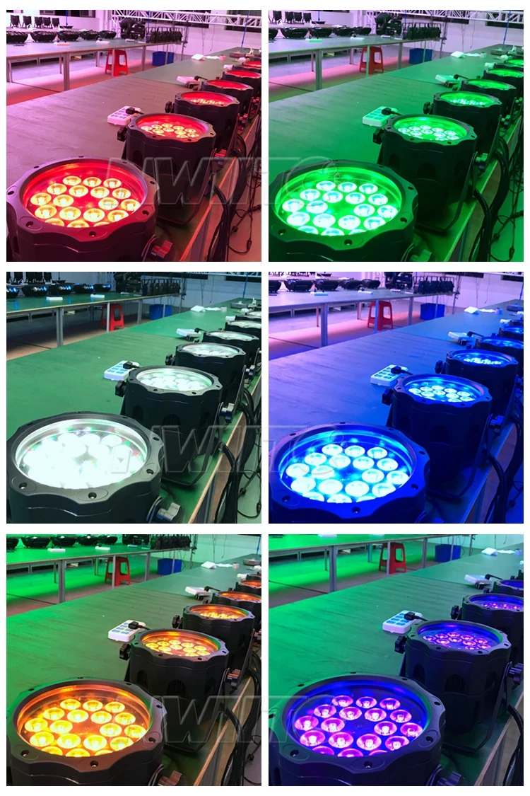 Factory price 18x18w rgbwa uv 6in1 ip65 outdoor waterproof led par light