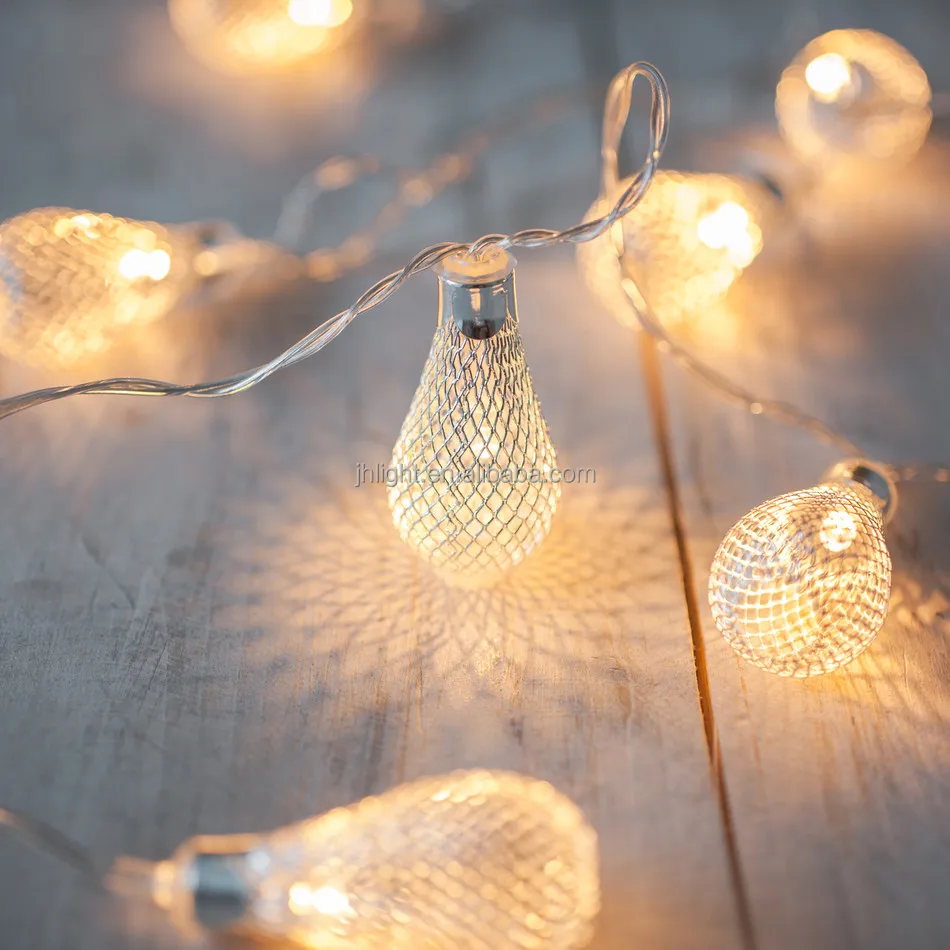 10 Warm White Led Battery Operated Teardrop Fairy Lights 10 Warm White Led Battery Operated Teardrop Fairy Lights Home Lantern Lighting