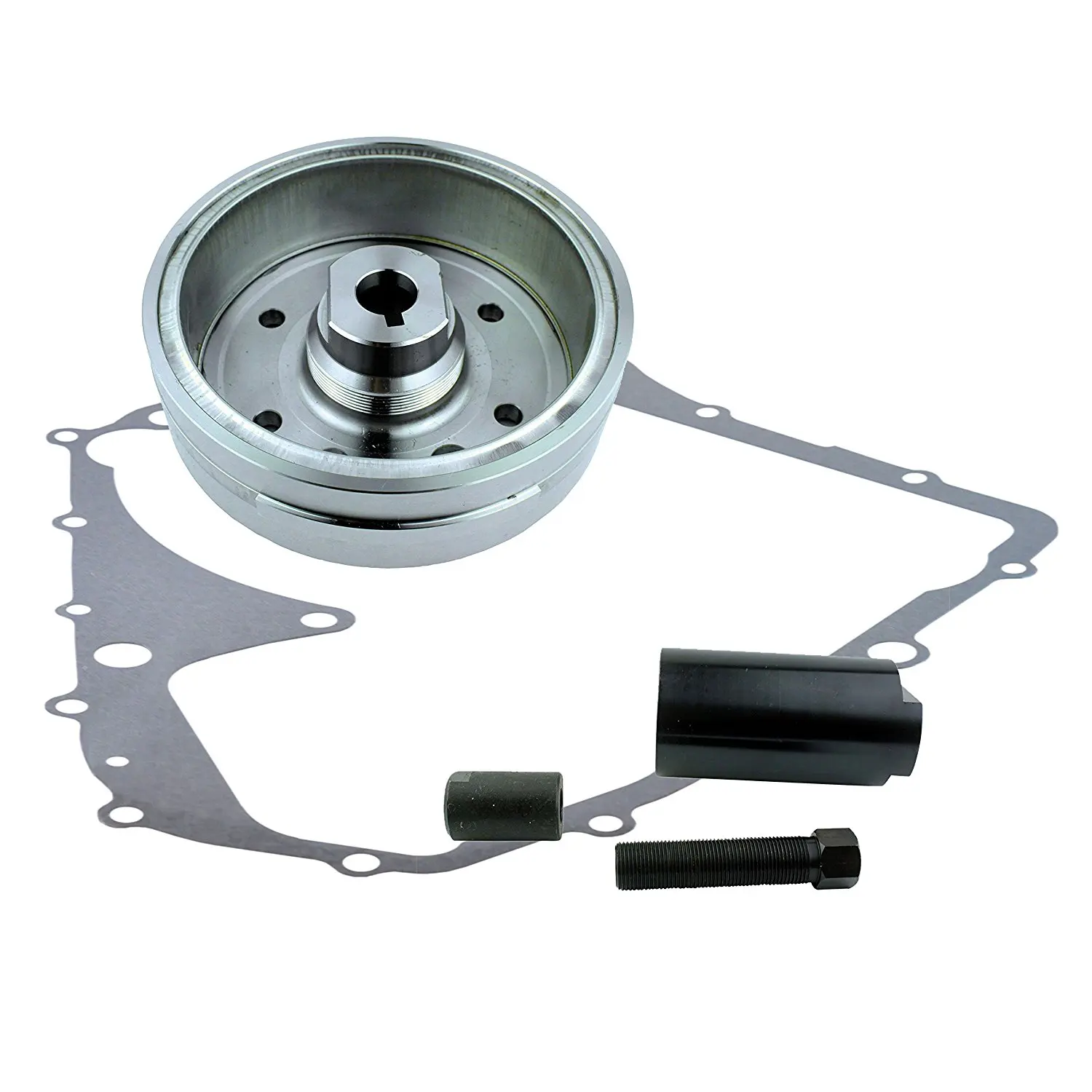 Crankcase Cover Gasket for Suzuki LTF 400 Eiger 2002-2007 OEM Repl.# 32102-38F00 // 32102-38F01 Kit Stator Improved Magneto Flywheel Regulator Rectifier