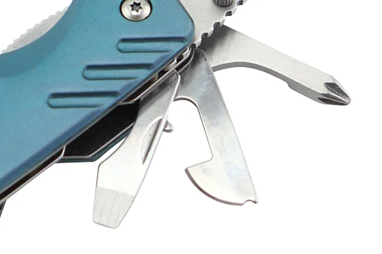 Have 5 Kinds of Multi-functional Outdoor Hiking Tool Knife