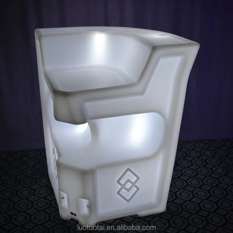 Professional Portable Plastic Glowing Led Bar Counter Party Bar