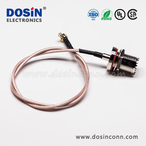 waterproof right angle bnc male PCB mount connector for tv antenna