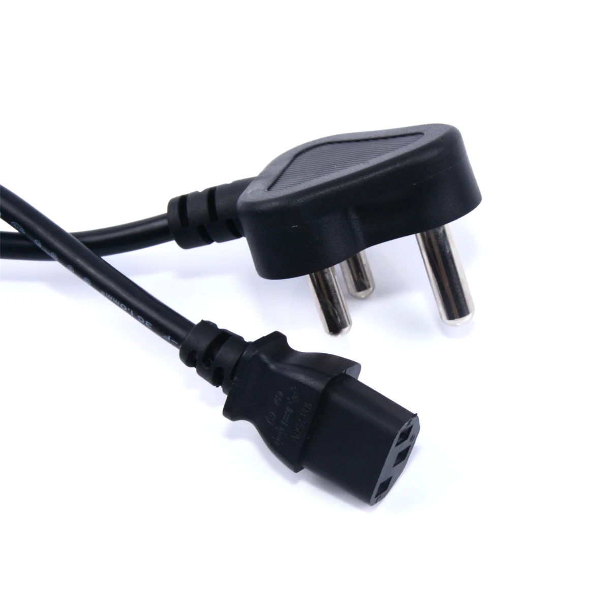 3 Pin Big South Africa Power Plug Universal Ac Power Travel Charger Plug To Iec C13 Power Cord